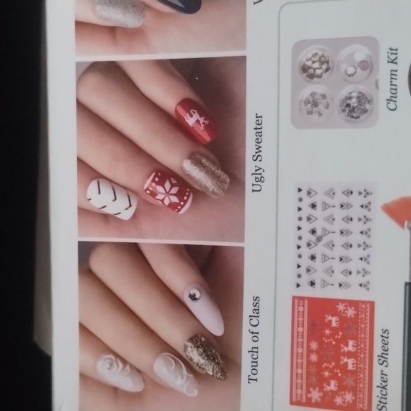 CHRISTMAS #10 PRICE REDUCED PC KISS NAIL ART  NIB=NWT - Picture 5 of 16